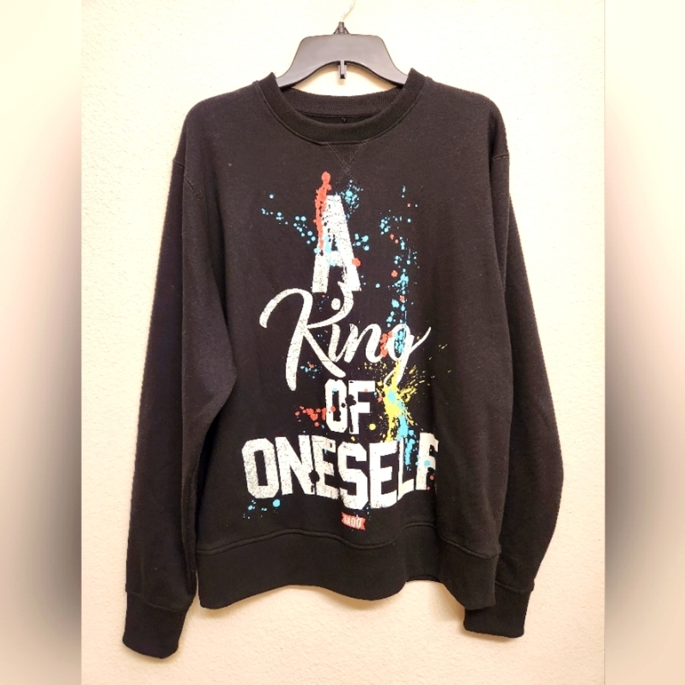 AKOO Black Sweatshirt “A King of Oneself” Size XL